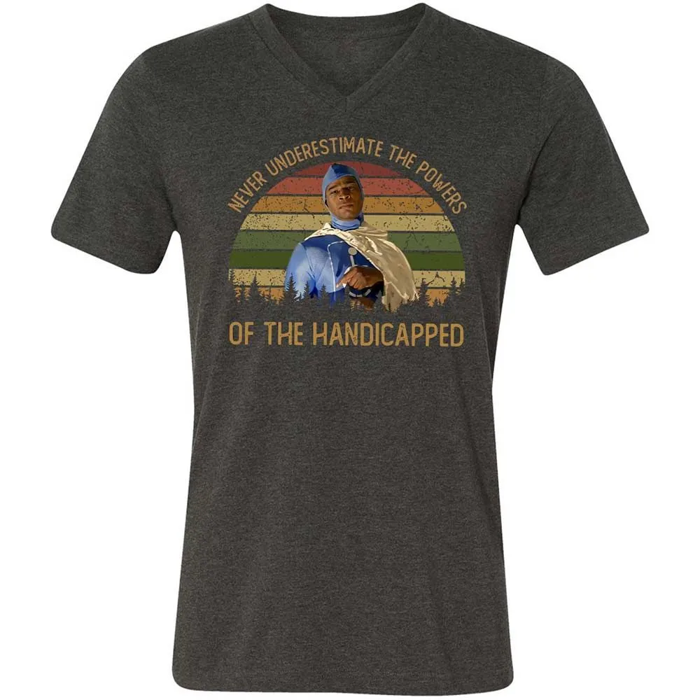 Unisex V-Neck T-Shirt - P6SGKR2P - Dark Grey Heather - 9