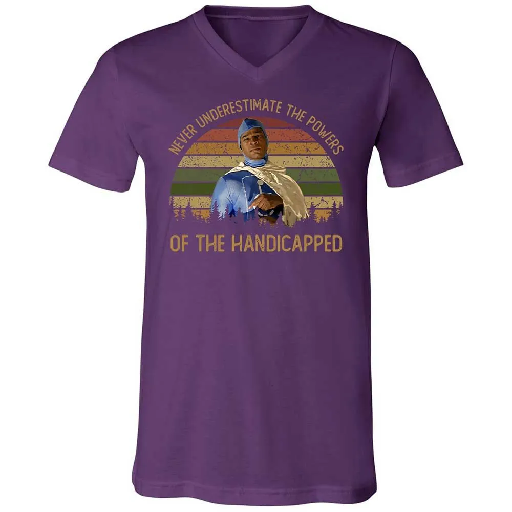 Unisex V-Neck T-Shirt - P6SGKR2P - Team Purple - 10