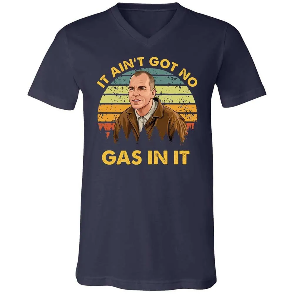 Unisex V-Neck T-Shirt - 4DG7CU7Q - Navy - 2