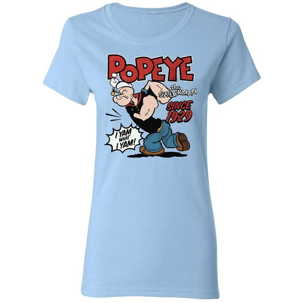 Women's T-Shirt - 5DE9FGVE - Light Blue - 6