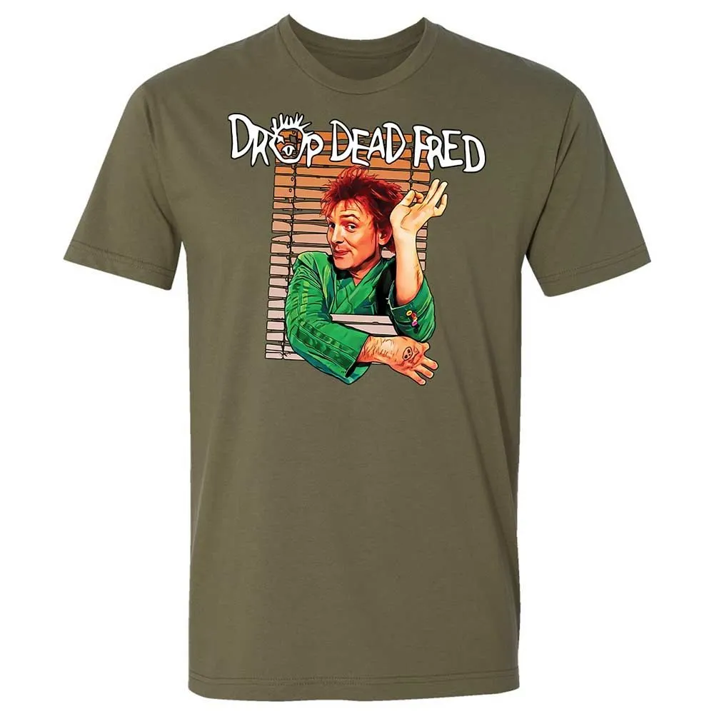 Funny Man Drop Dead Fred - Military Green - 8
