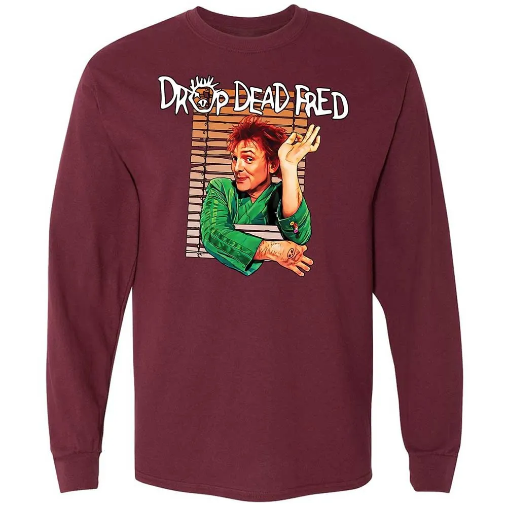 Funny Man Drop Dead Fred - Maroon - 6