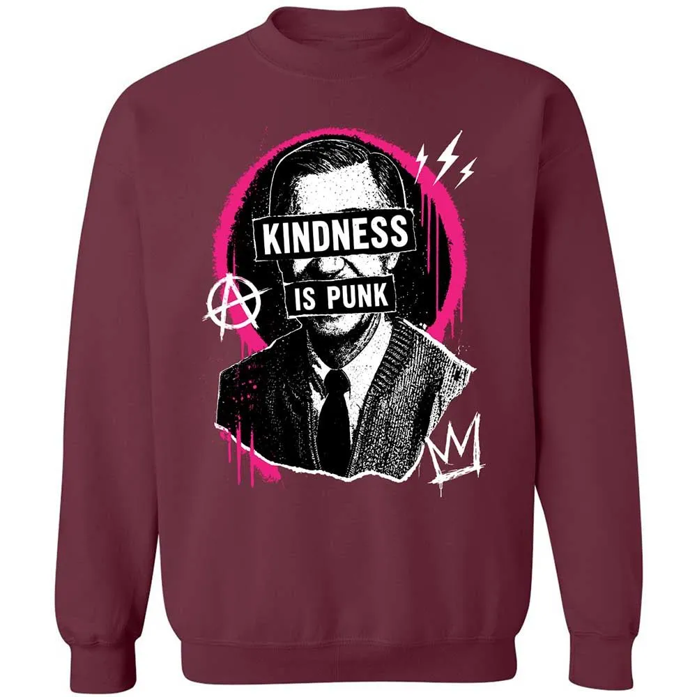 Kindness is Punk - Maroon - 8