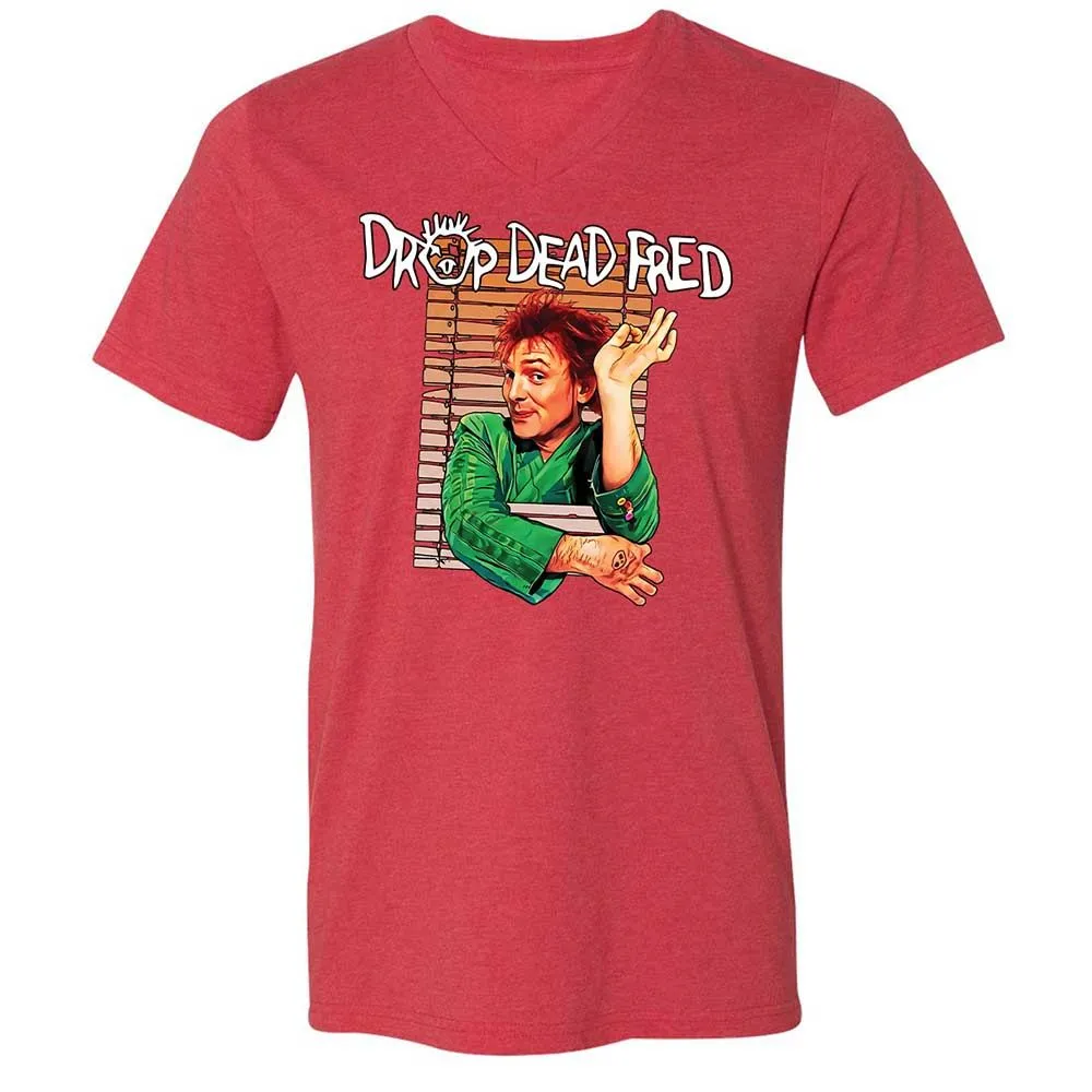 Funny Man Drop Dead Fred - Heather Red - 7