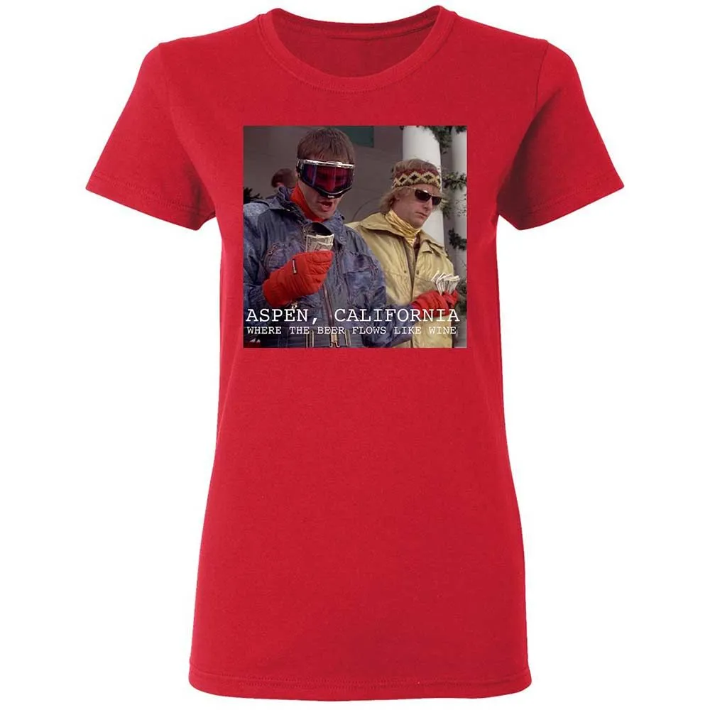 Women's T-Shirt - A6J6ZP1J - Red - 9