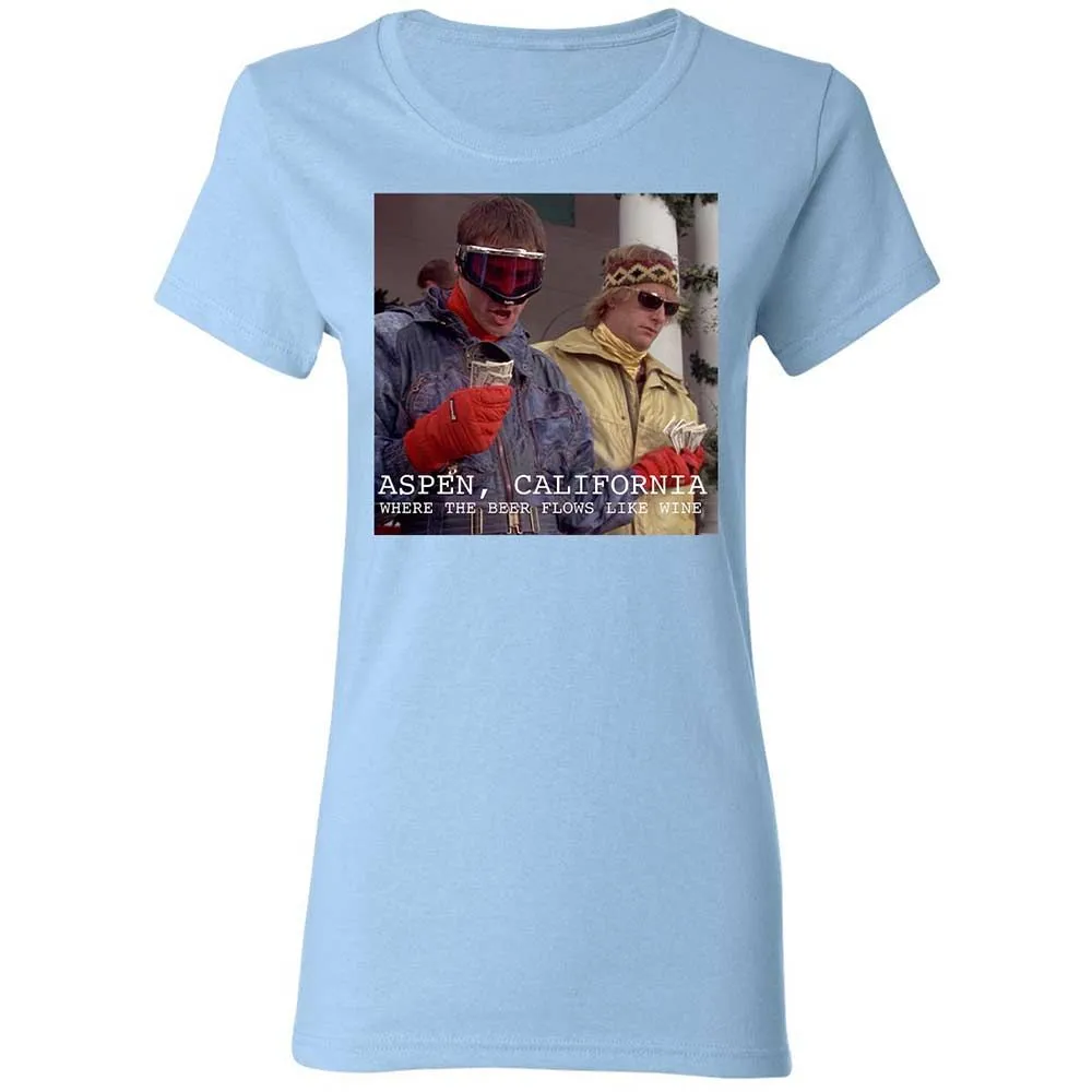 Women's T-Shirt - A6J6ZP1J - Light Blue - 13