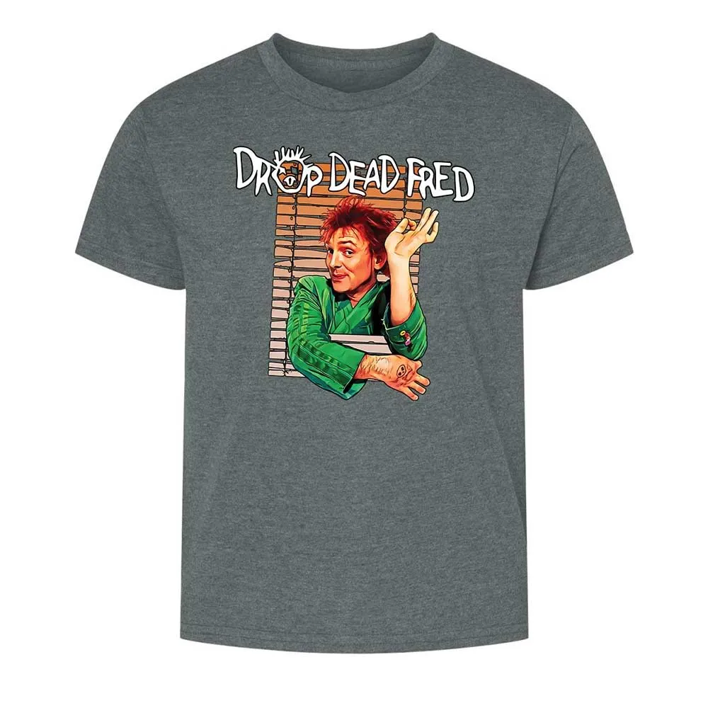 Funny Man Drop Dead Fred - Dark Heather - 10