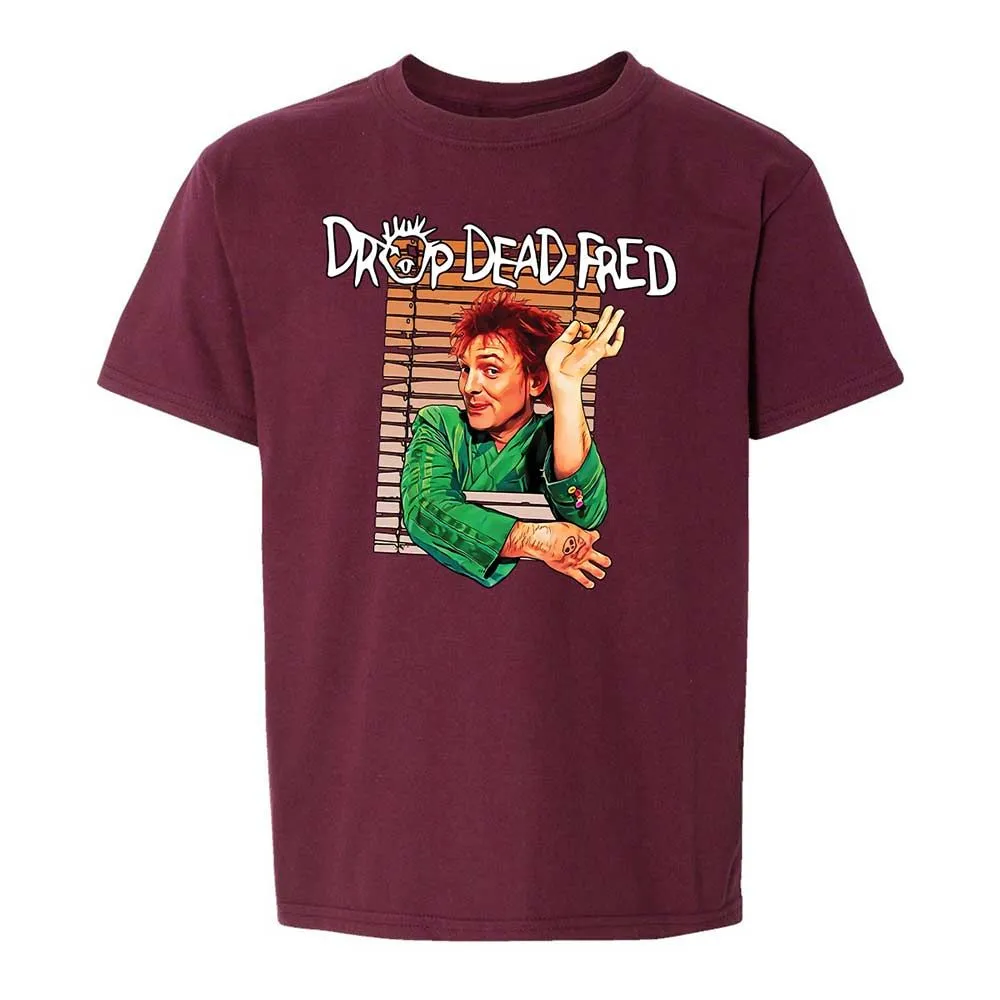 Funny Man Drop Dead Fred - Maroon - 14