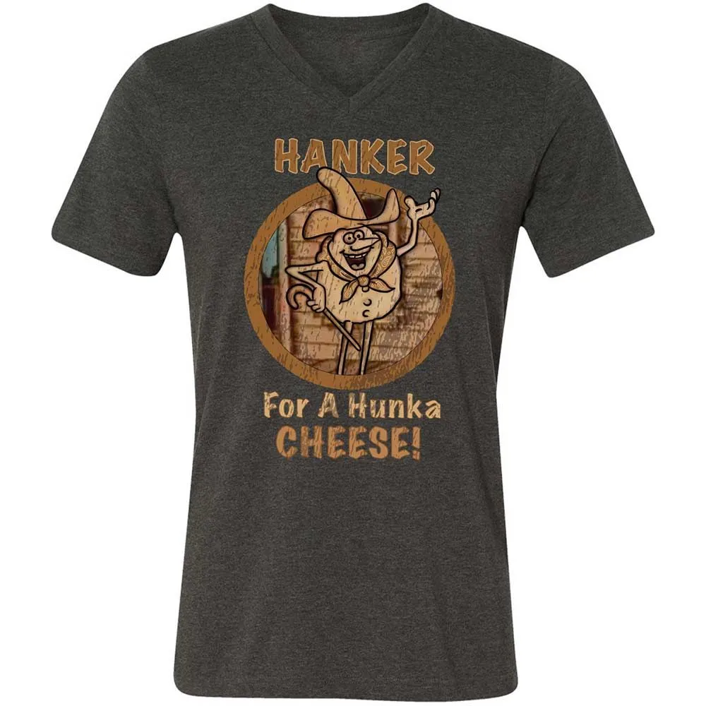 Unisex V-Neck T-Shirt - U89WFCNJ - Dark Grey Heather - 9