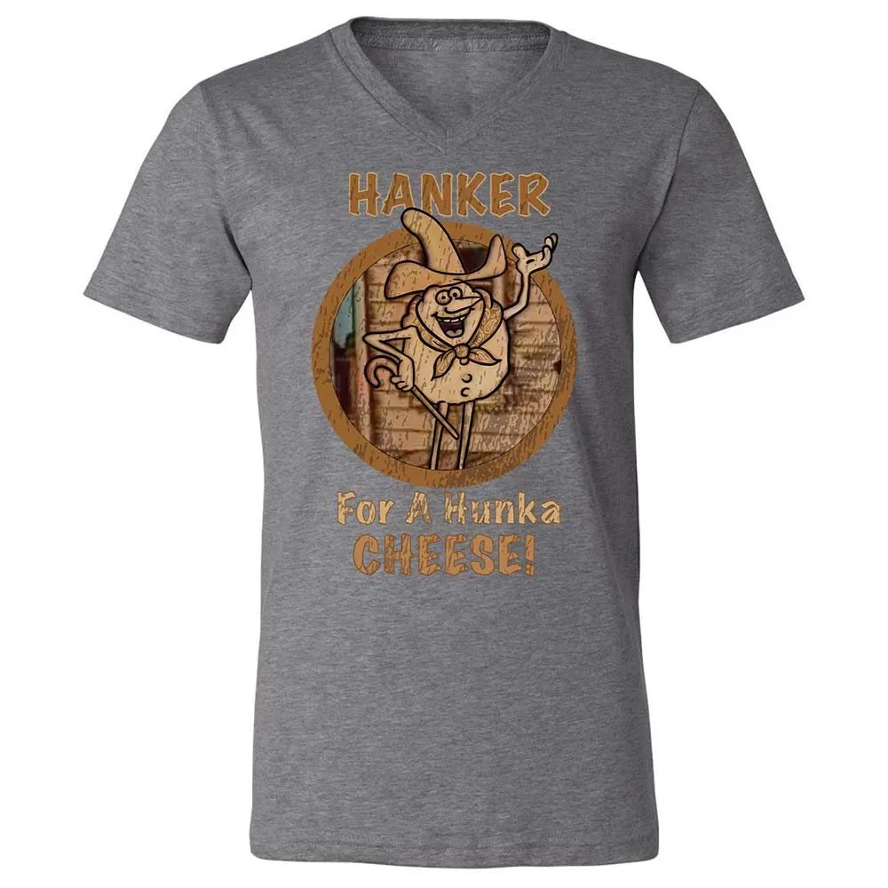 Unisex V-Neck T-Shirt - U89WFCNJ - Deep Heather - 14