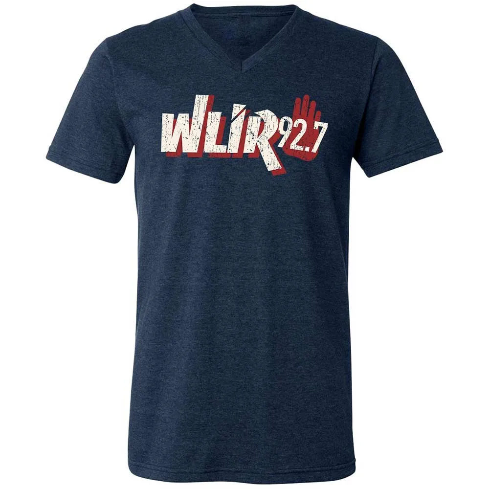 Unisex V-Neck T-Shirt - K6HW8WC5 - Heather Navy - 3