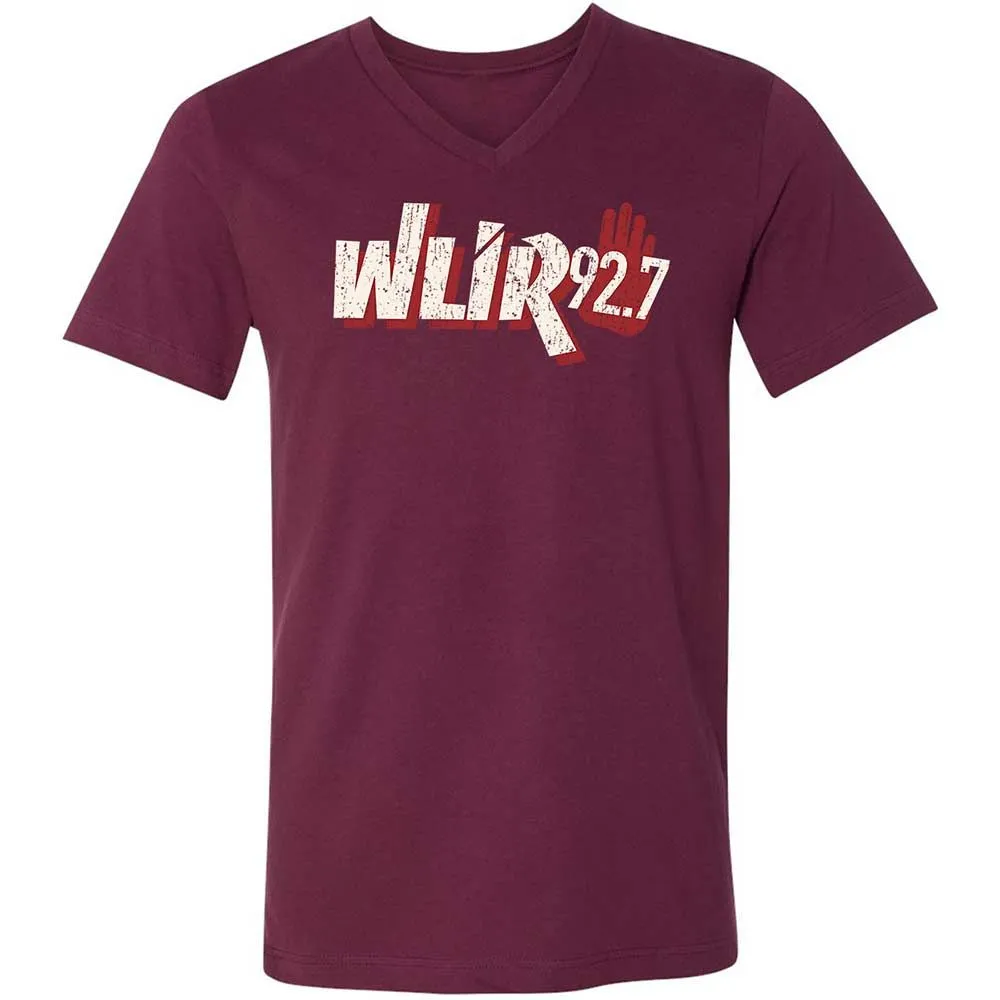 Unisex V-Neck T-Shirt - K6HW8WC5 - Maroon - 8