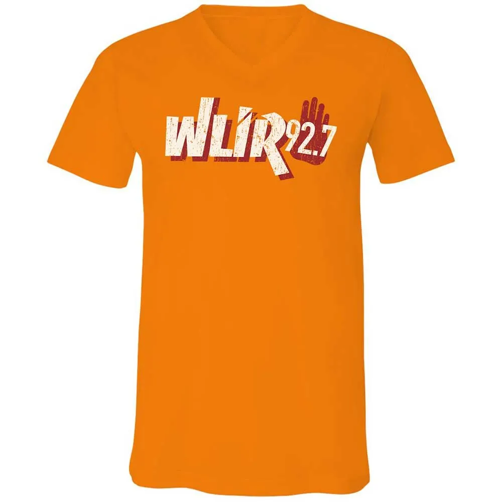 Unisex V-Neck T-Shirt - K6HW8WC5 - Orange - 12