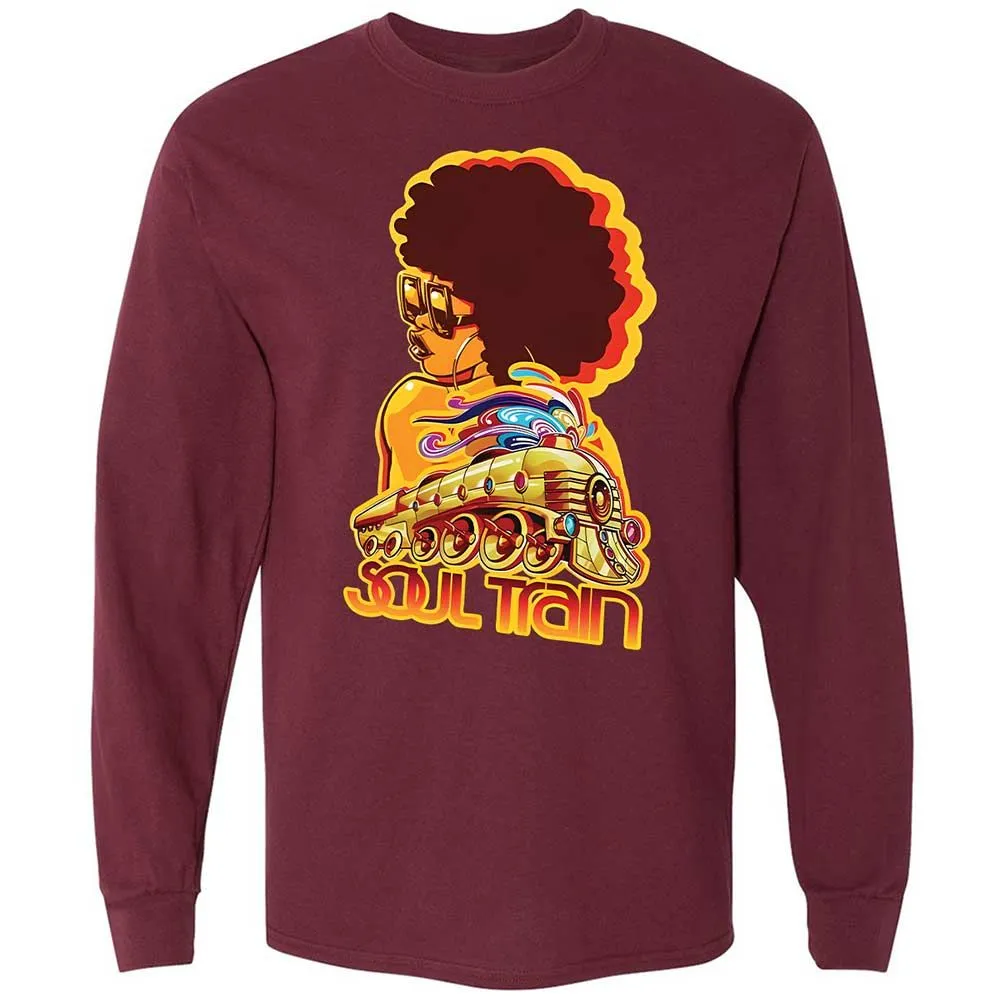 Long Sleeve T-Shirt - 5ES7DQRB - Maroon - 6