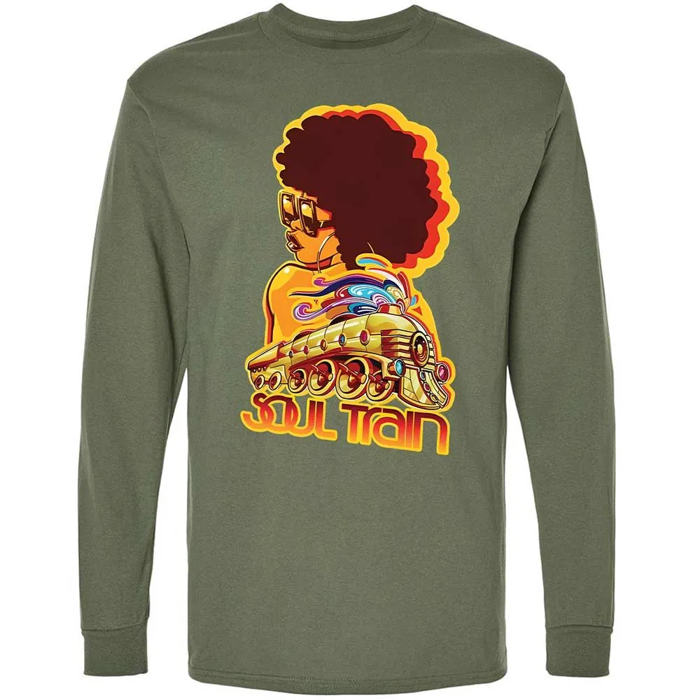 Long Sleeve T-Shirt - 5ES7DQRB - Military Green - 9