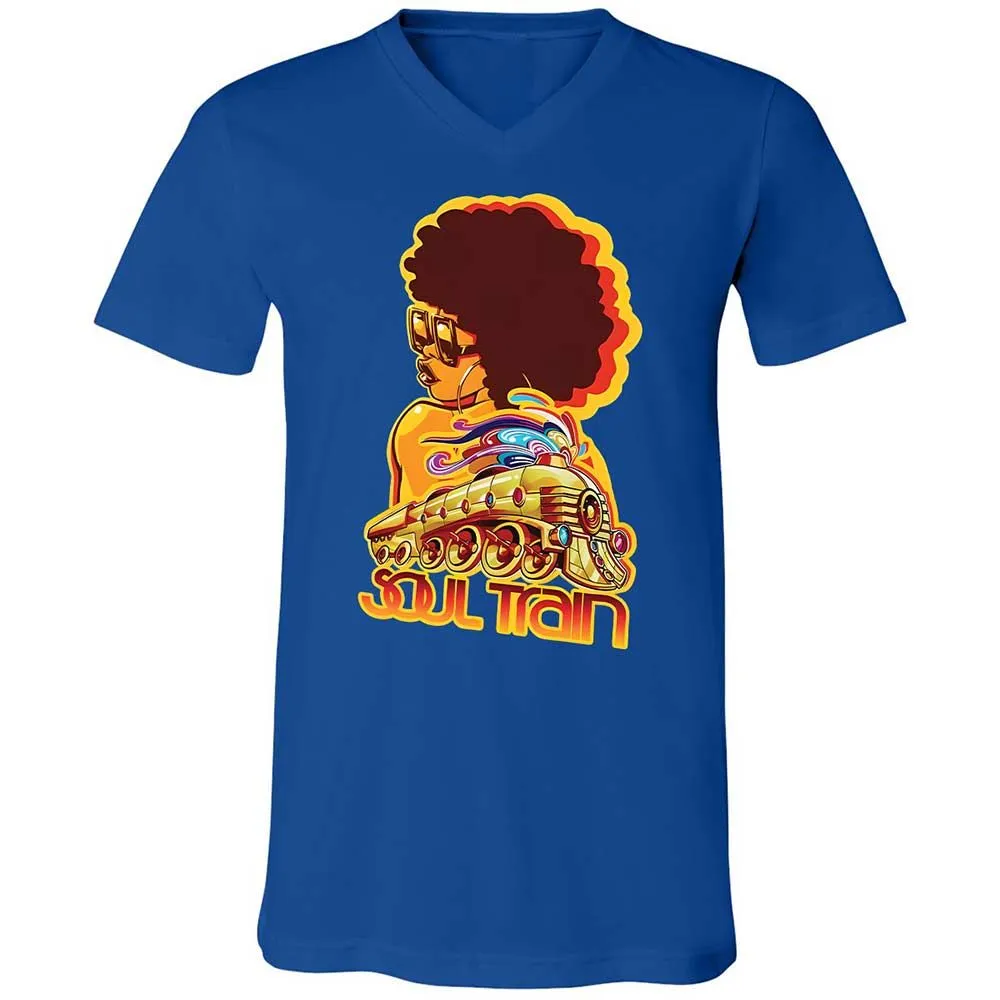 Unisex V-Neck T-Shirt - 6MHRA2ZP - True Royal - 4