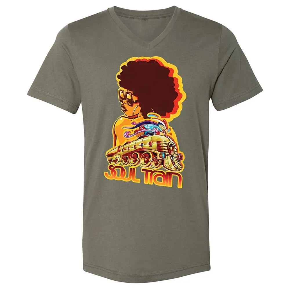 Unisex V-Neck T-Shirt - 6MHRA2ZP - Military Green - 11
