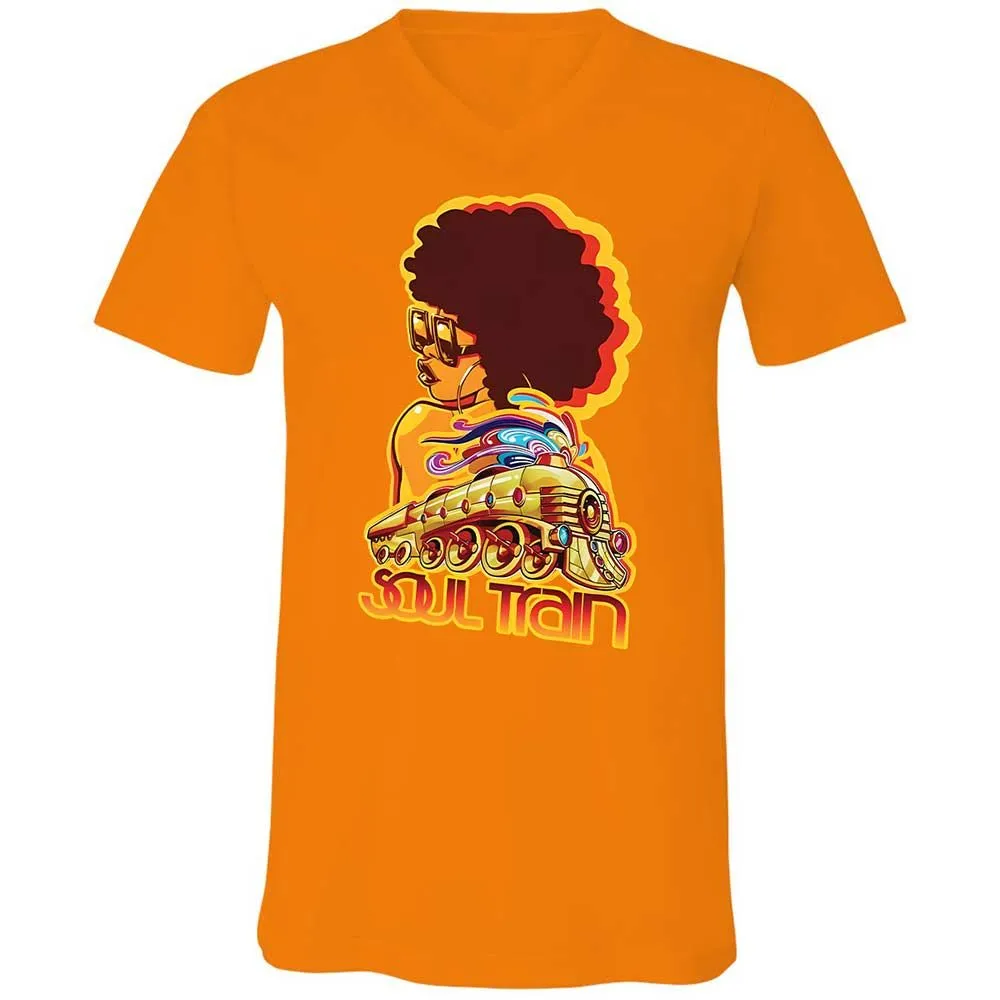 Unisex V-Neck T-Shirt - 6MHRA2ZP - Orange - 12