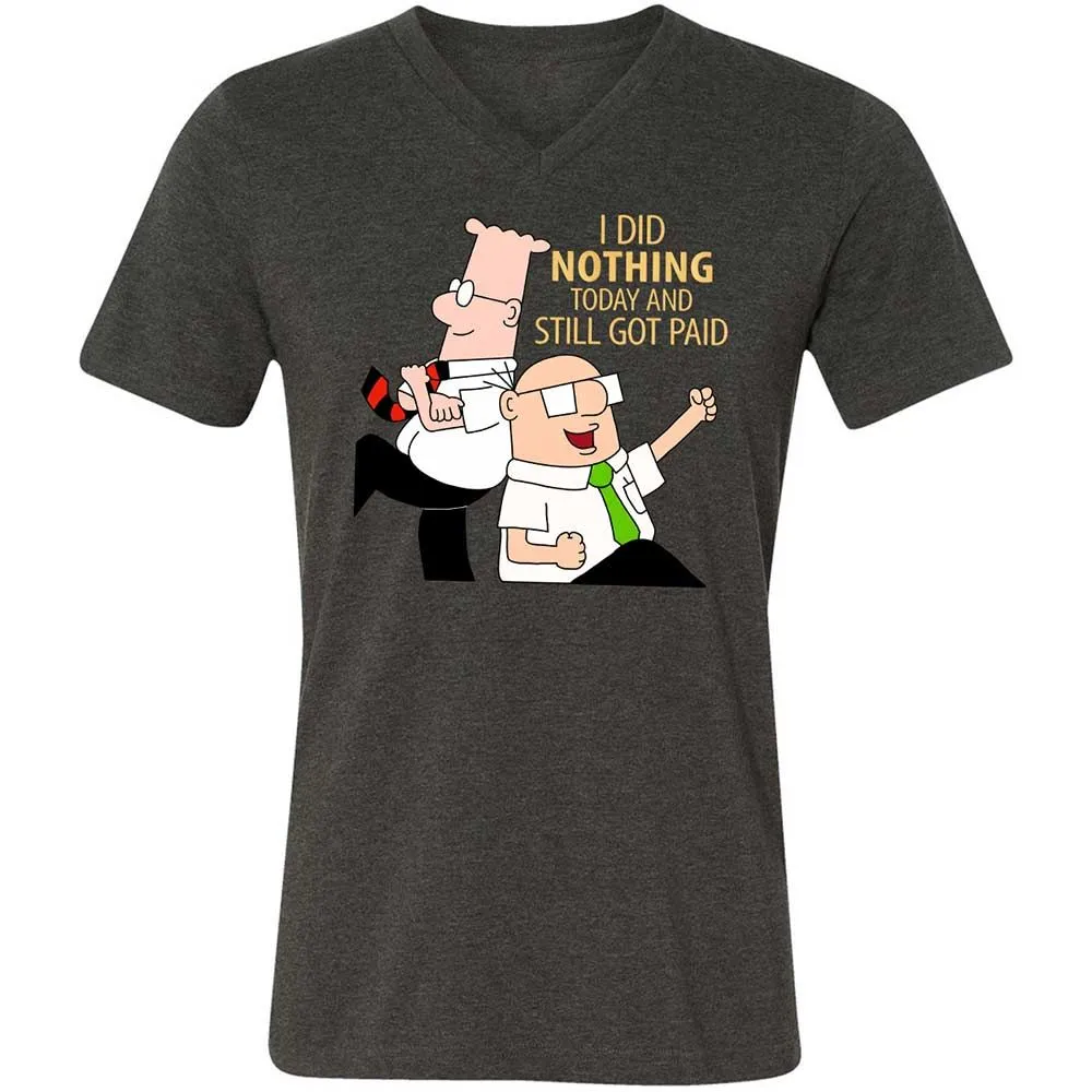 I Did Nothing and Still Got Paid - Dark Grey Heather - 9