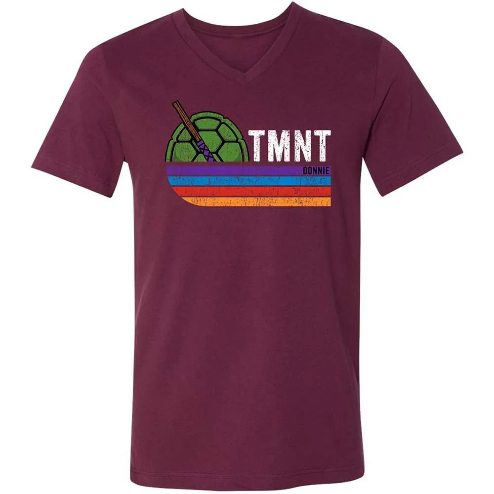 Unisex V-Neck T-Shirt - NZ6CC6HB - Maroon - 8