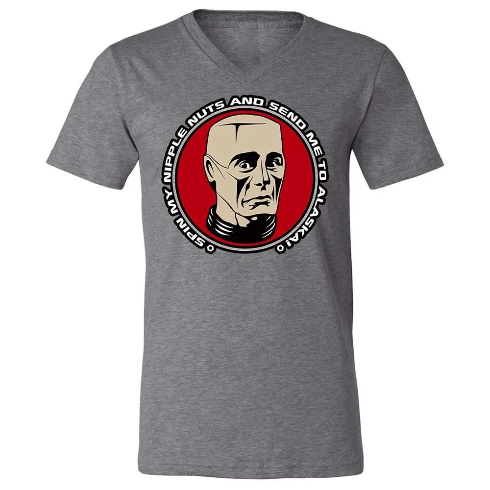 Unisex V-Neck T-Shirt - 3YL6Y5FR - Deep Heather - 14