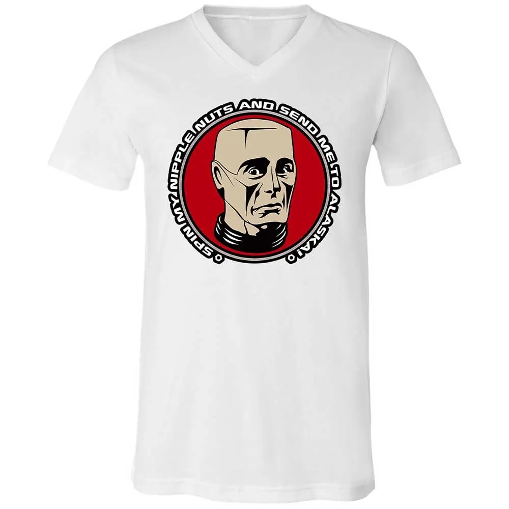 Unisex V-Neck T-Shirt - 3YL6Y5FR - White - 16
