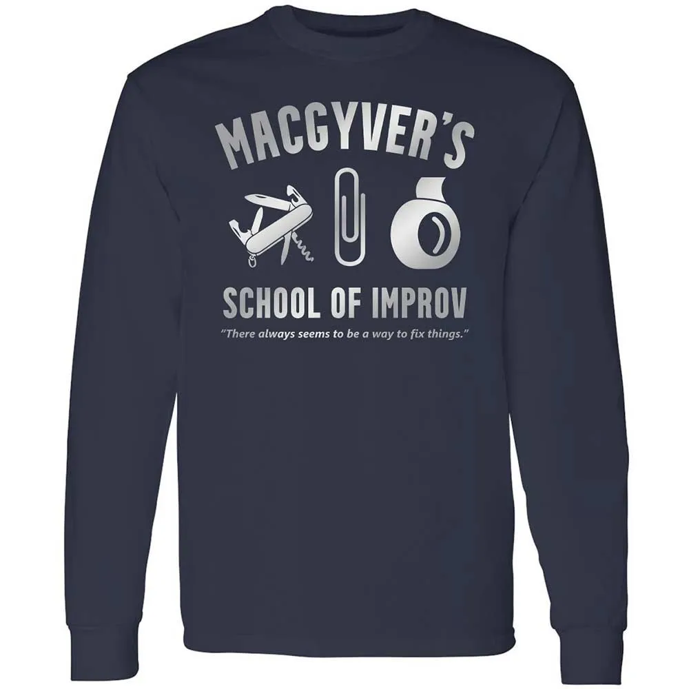 Long Sleeve T-Shirt - J7VD8LR4 - Navy - 2