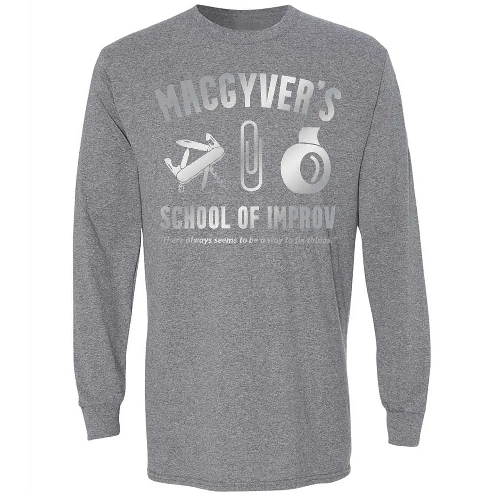 Long Sleeve T-Shirt - J7VD8LR4 - Graphite Heather - 8