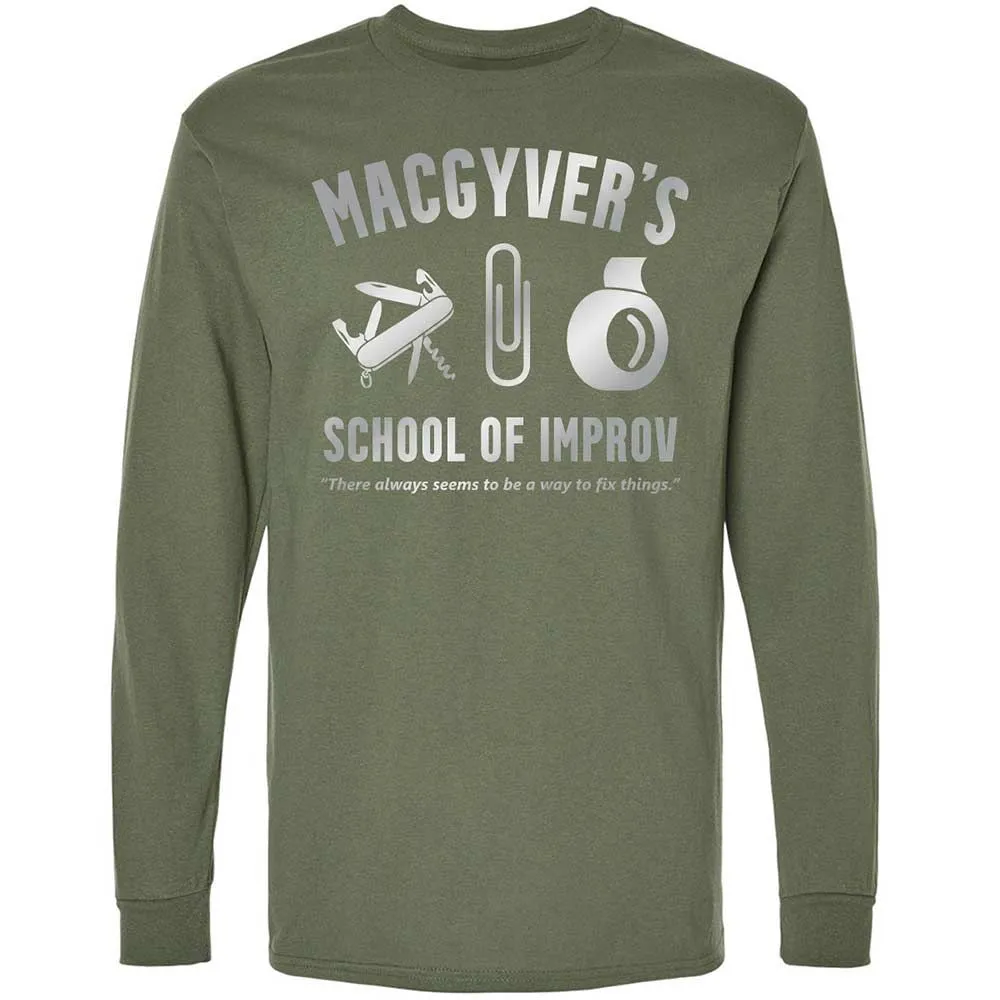 Long Sleeve T-Shirt - J7VD8LR4 - Military Green - 9