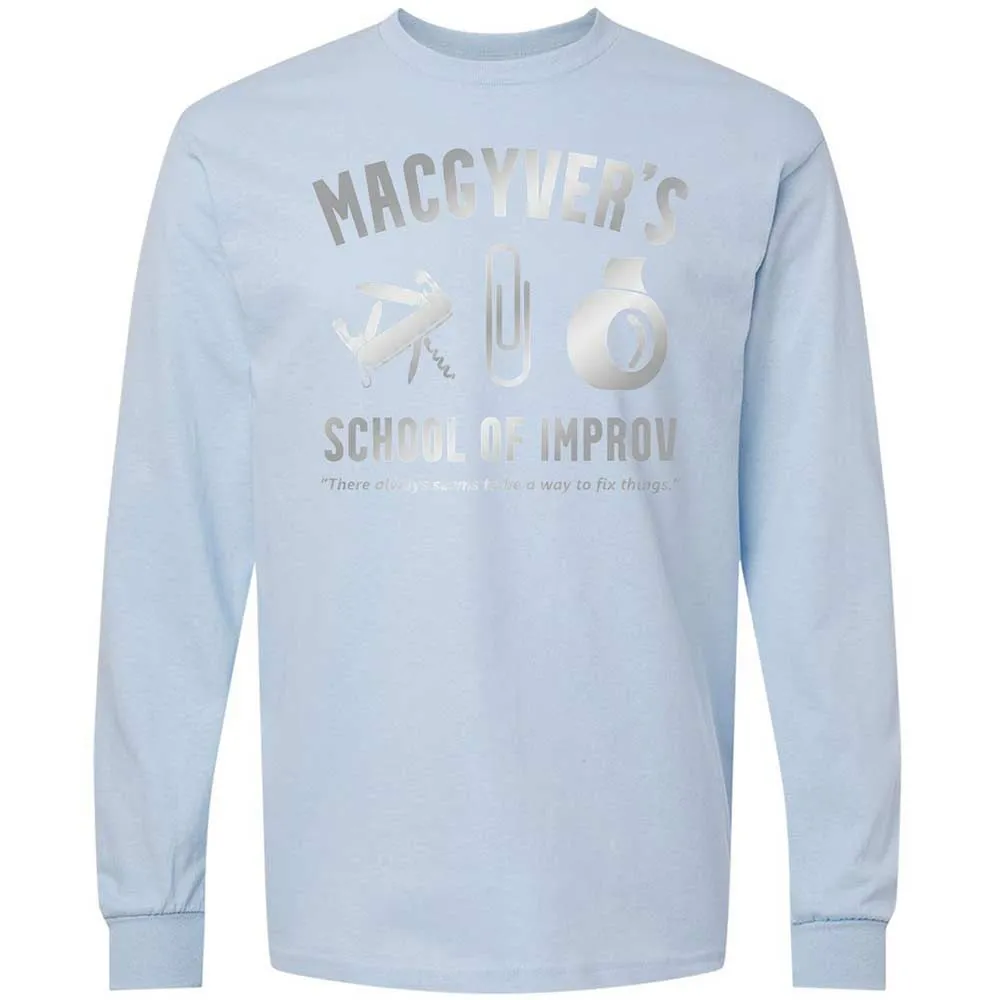 Long Sleeve T-Shirt - J7VD8LR4 - Light Blue - 18