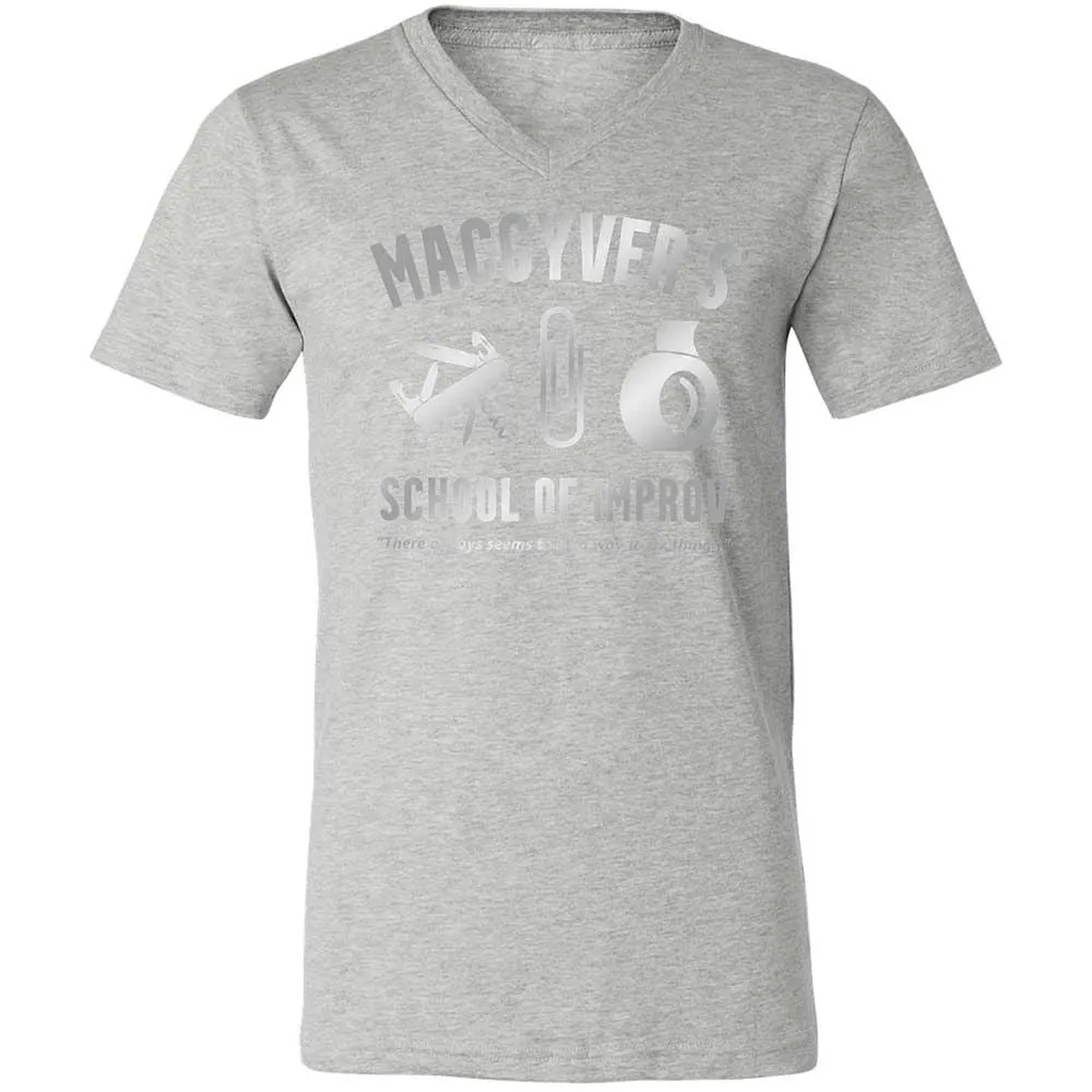 Unisex V-Neck T-Shirt - 9FSAMHCT - Athletic Heather - 15