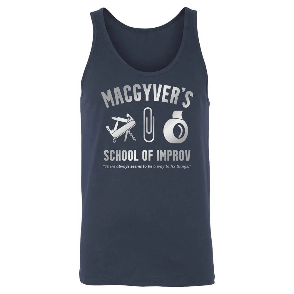 Unisex Jersey Tank - YFXC91HX - Navy - 2