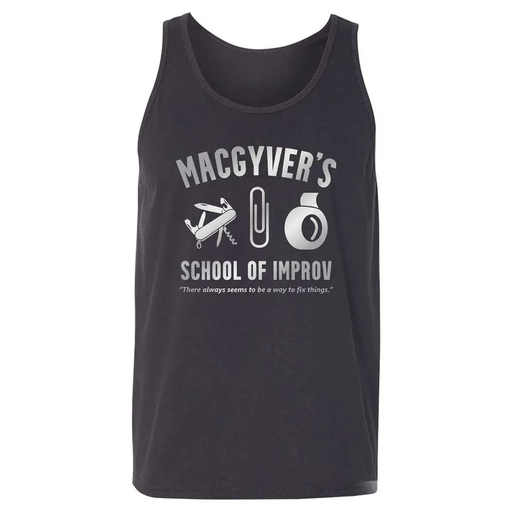 Unisex Jersey Tank - YFXC91HX - Dark Grey - 4