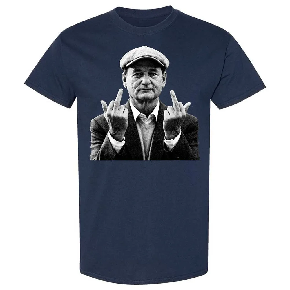 Bill Murray Middle Finger - Navy - 2