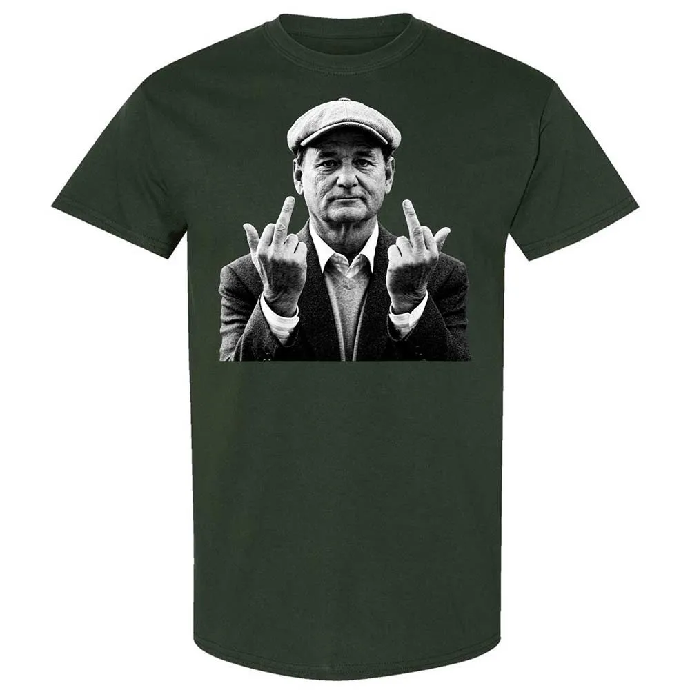 Bill Murray Middle Finger - Forest Green - 5
