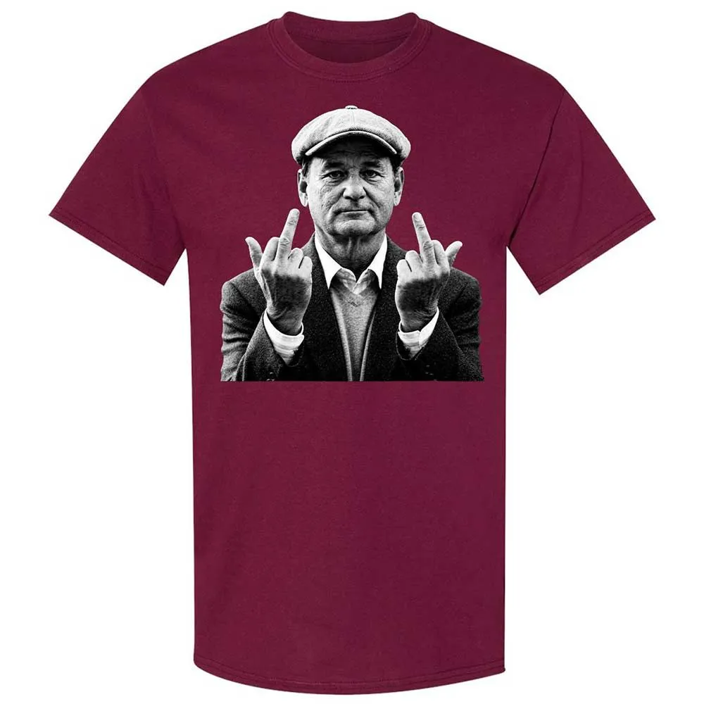 Bill Murray Middle Finger - Maroon - 8