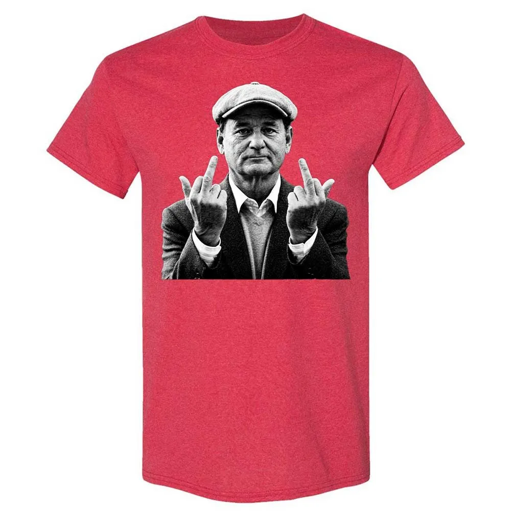 Bill Murray Middle Finger - Heather Red - 11