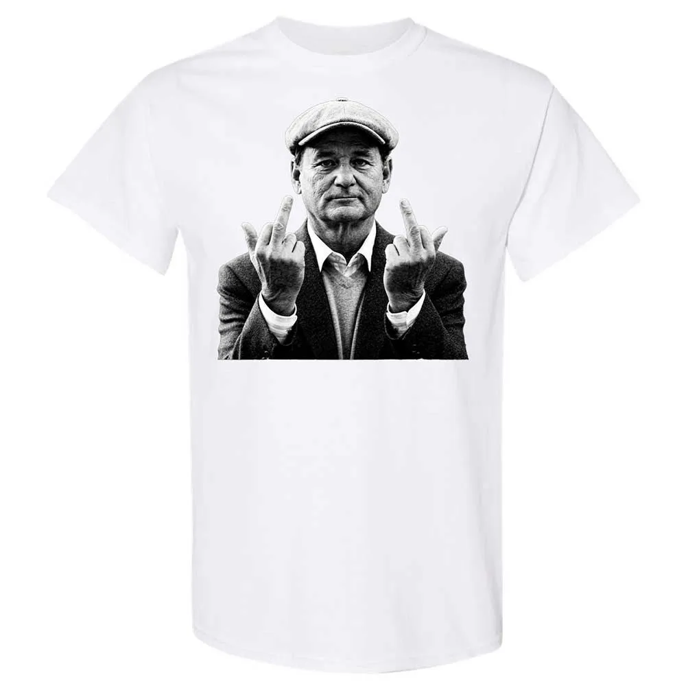 Bill Murray Middle Finger - White - 16