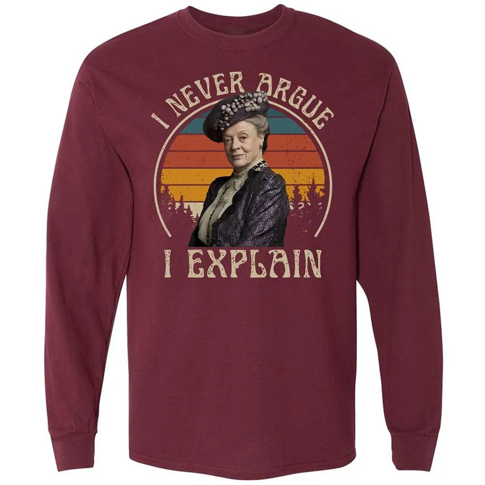 Long Sleeve T-Shirt - REB3PE4A - Maroon - 6