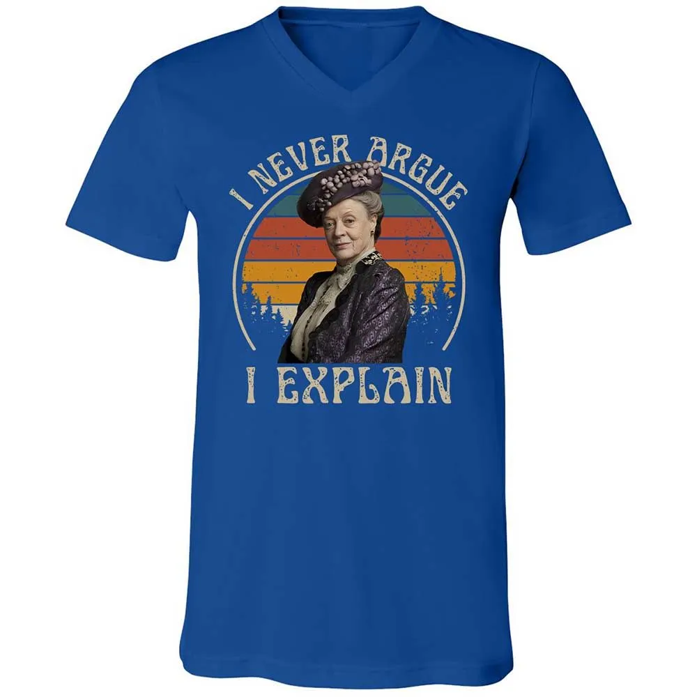 Unisex V-Neck T-Shirt - V9F3MAJH - True Royal - 4