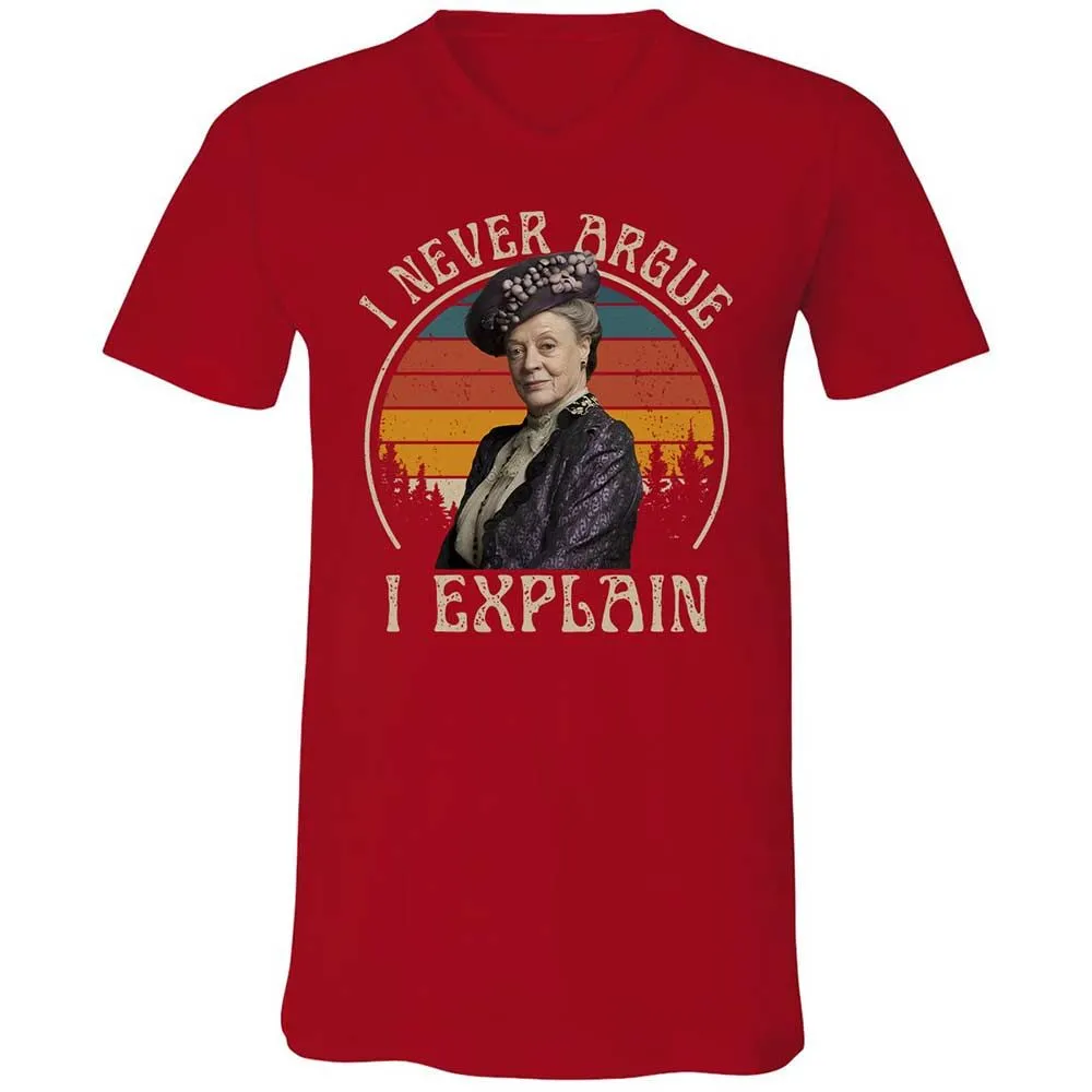 Unisex V-Neck T-Shirt - V9F3MAJH - Red - 6