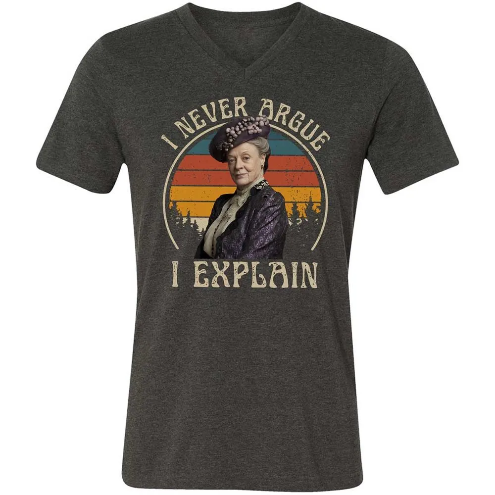 Unisex V-Neck T-Shirt - V9F3MAJH - Dark Grey Heather - 9