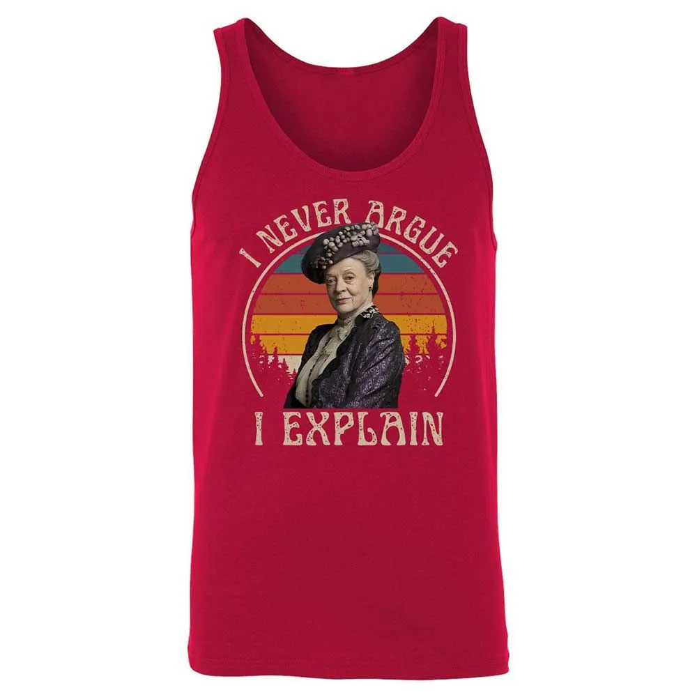 Unisex Jersey Tank - E6JN4U4F - Red - 6
