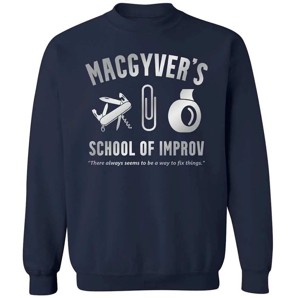 Classic Unisex Sweatshirt - 1WMKJDHV - Navy - 2