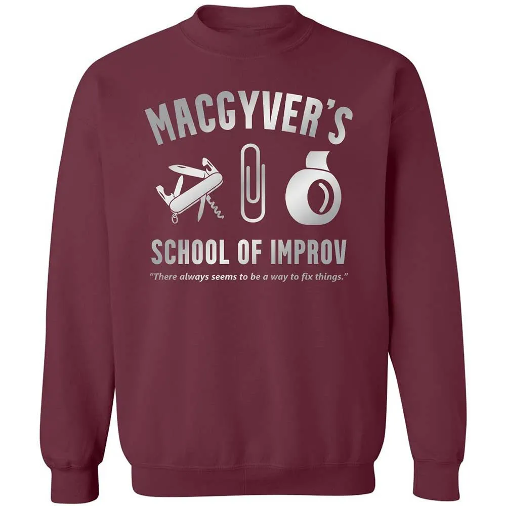 Classic Unisex Sweatshirt - 1WMKJDHV - Maroon - 8