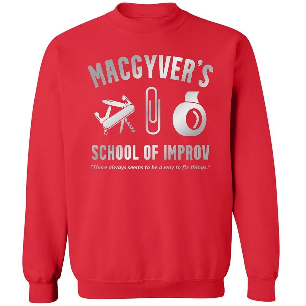 Classic Unisex Sweatshirt - 1WMKJDHV - Red - 10