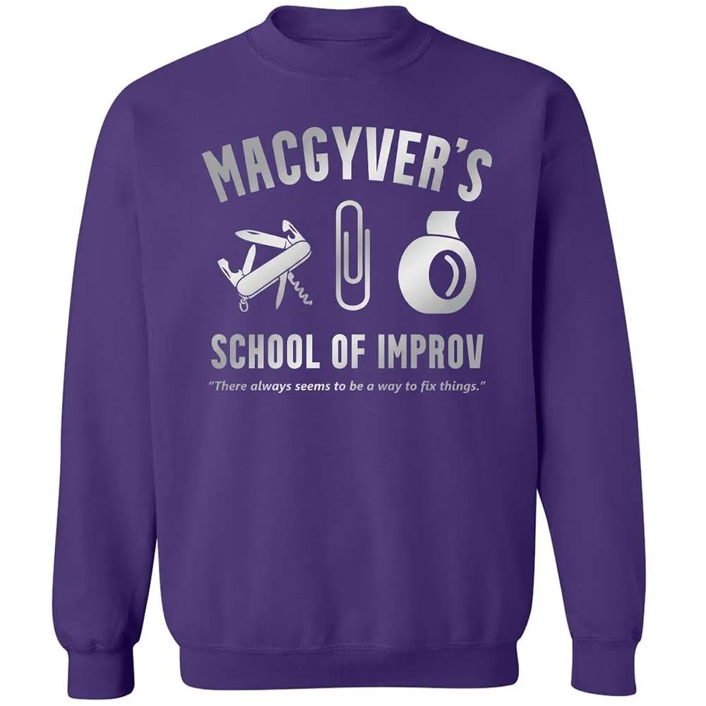Classic Unisex Sweatshirt - 1WMKJDHV - Purple - 11