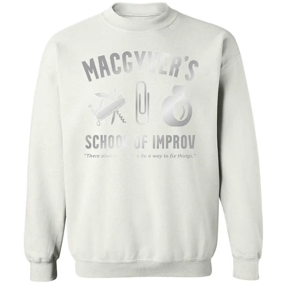 Classic Unisex Sweatshirt - 1WMKJDHV - White - 18