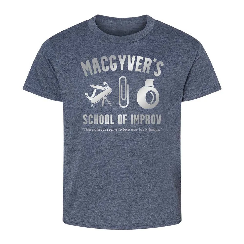 Kids T-Shirt - HKRX4P19 - Heather Navy - 9