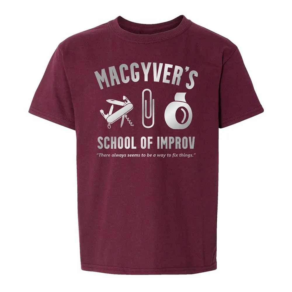 Kids T-Shirt - HKRX4P19 - Maroon - 14